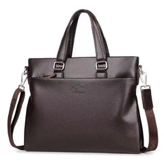 Men Laptop Bag Leather Executive Business Office Attache Tote