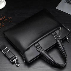 Men Laptop Bag Leather Executive Business Office Attache Tote