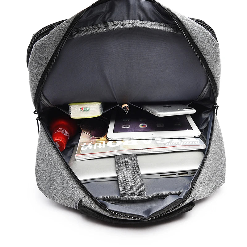 Men Laptop Backpack Oxford Travel Waterproof