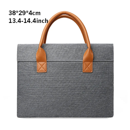 Men Laptop bag Office Briefcase Shoulder Bag Sleeve Case
