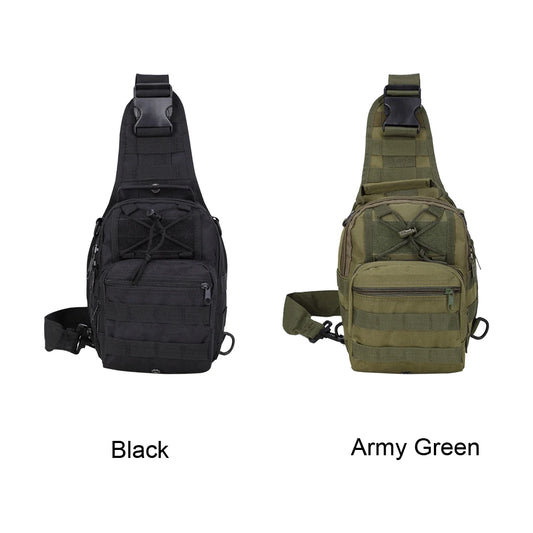 Men Large Capacity Chest Bag Oxford Cloth Wear Resistance Crossbody Portable