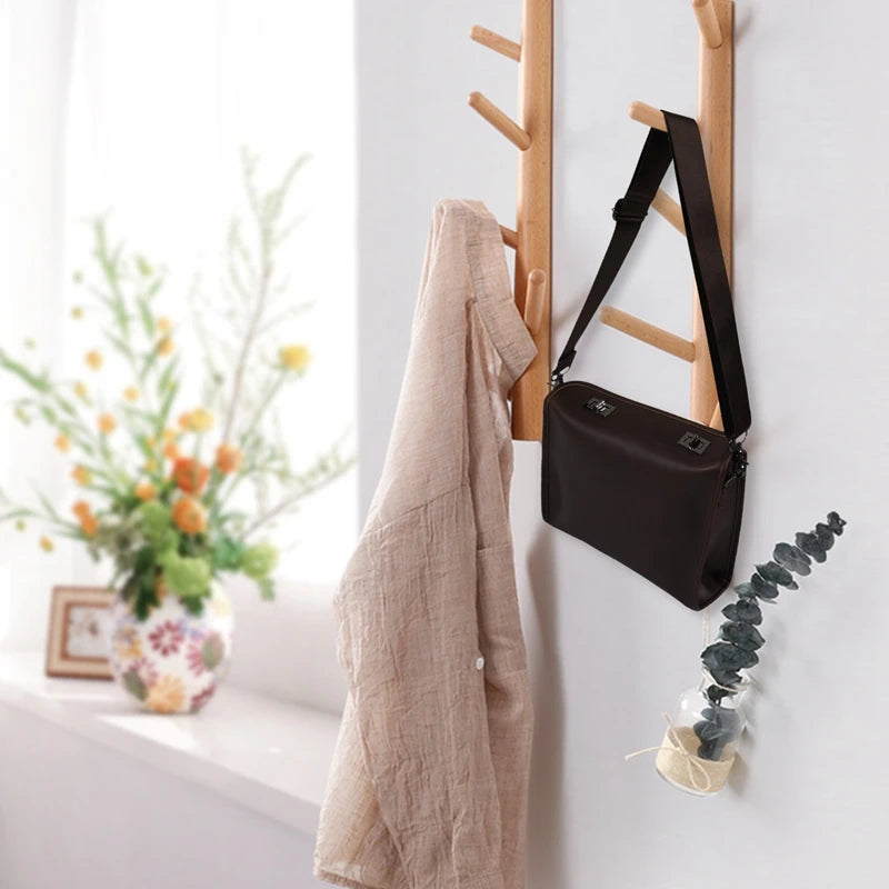 Men Leather Messenger Briefcase Laptop Shoulder Crossbody Bag