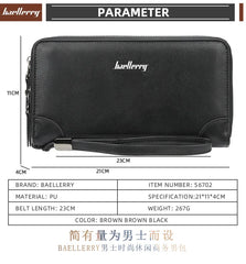 Men Long Purse Men Wallets Men Clutch Wallets Business Large Capacity High Male