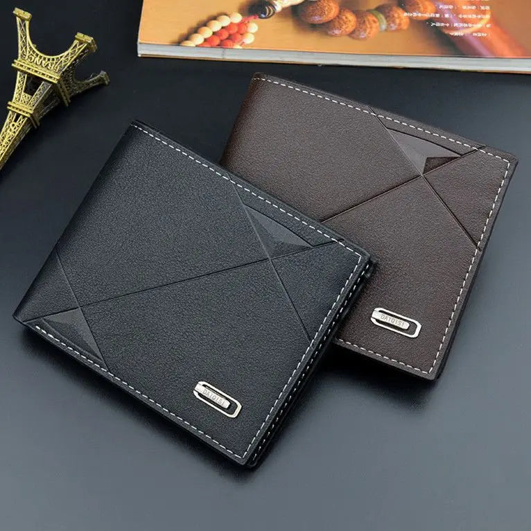 Men Long Wallet Thin Youth Soft Wallet Multi-Card Large-Capacity