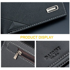 Men Long Wallet Thin Youth Soft Wallet Multi-Card Large-Capacity