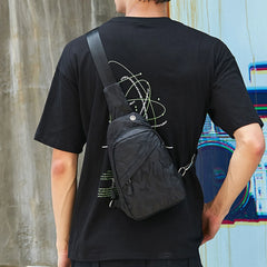 Pattern Printed Messenger Bag for Men and Women