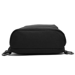 Men Messenger Bag Solid Shoulder Bag Casual Phone Charging Purse