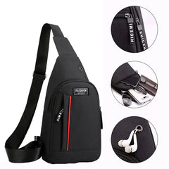 Men Messenger Leisure Chest Bag Sports Mens Bags Shoulder
