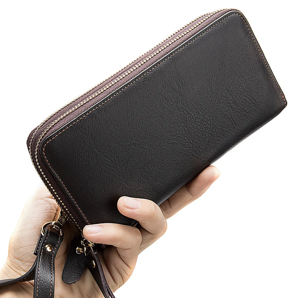Men Mobile Phone Wallets Long Clutch Purse Large Capacity