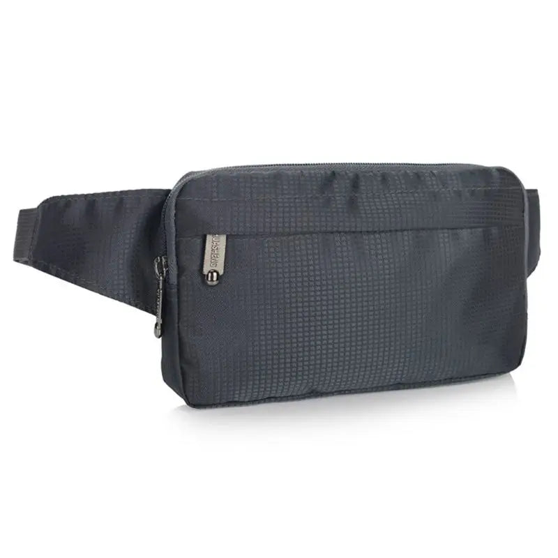 Men Nylon Belt Bum Waist Phone Pouch Fanny Pack Crossbody