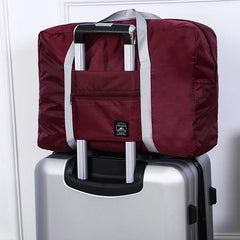 Nylon Foldable Travel Bag Waterproof Duffle Pouch Gym Tote Bag Women