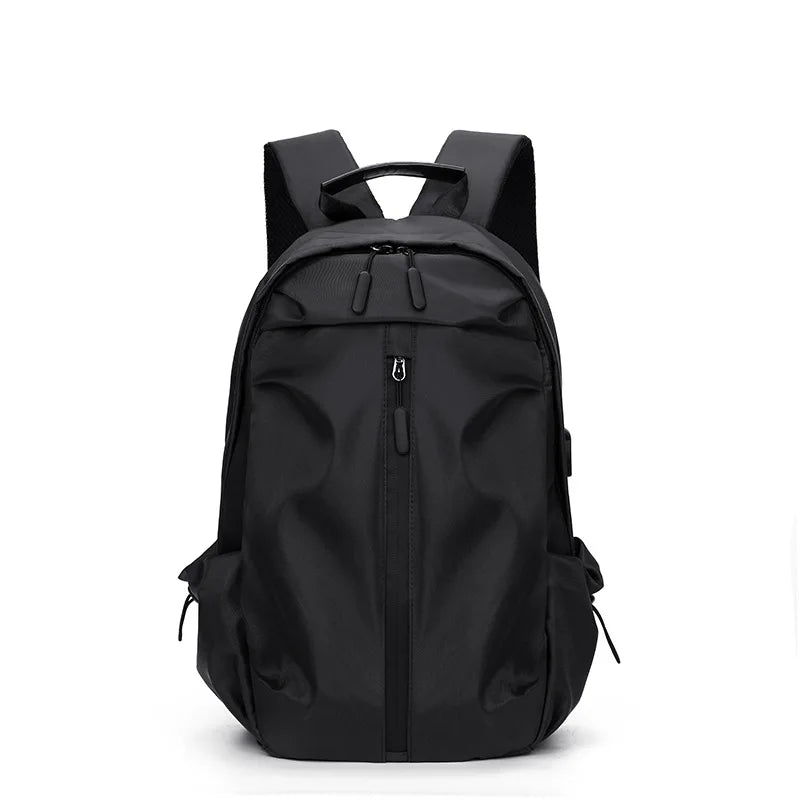 Men Nylon Waterproof Travel Bag Backpack Pure Backbag Leisure Light Fitness