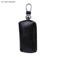PU Leather Zipper Key Wallet Unisex Car Key Holders