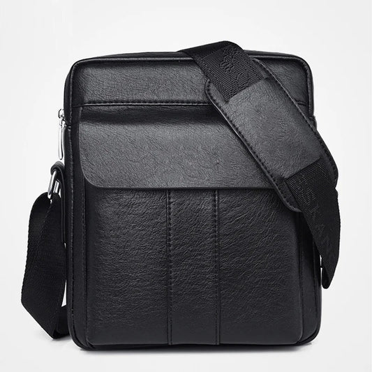 Men PU Leather Shoulder Business Crossbody Bags Handbags Bag Men Laptop Briefcas