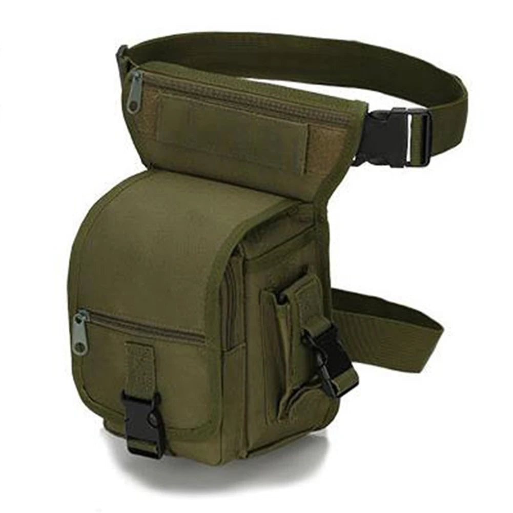 Men Camo Leg Bag Outdoor Waist Fanny Pack