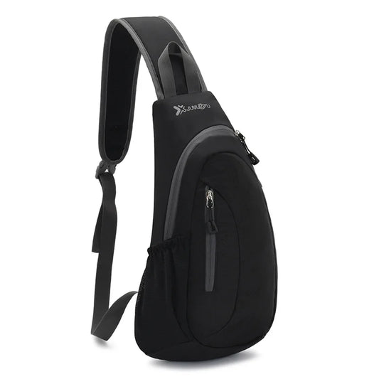 Men Shoulder Bag Backpack Outdoor Hiking Trekking Nylon Chest Packs Tactical Mil