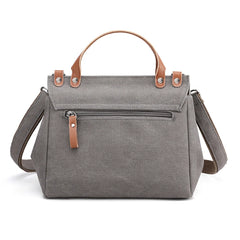 Canvas Crossbody Messenger Bag Student Travel Shoulder Bag