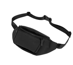 Men Solid Messenger Bag Large Capacity Shoulder Bag Waist Bag
