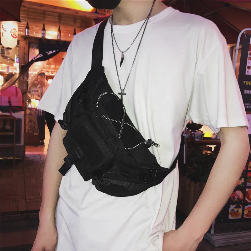Tactical Hip-Hop Chest Rig Bag Unisex Waist Fanny Pack