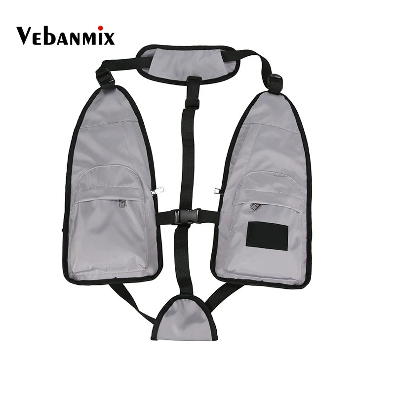 Tactical Harness Chest Rig Bag Unisex Streetwear Hip-Hop Fanny Pack