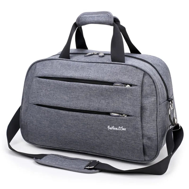 Men Travel Bags Zipper Hand Luggage Business Large Capacity Duff