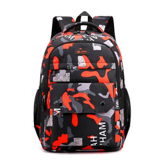 Camouflage Travel Laptop Backpack for Teenage Boys
