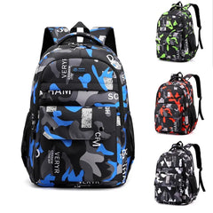 Camouflage Travel Laptop Backpack for Teenage Boys