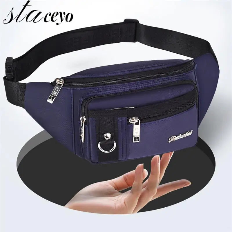 Men Waist Bag Pack Men's Wallet Purse Casual Phone Belt Bag Pouch