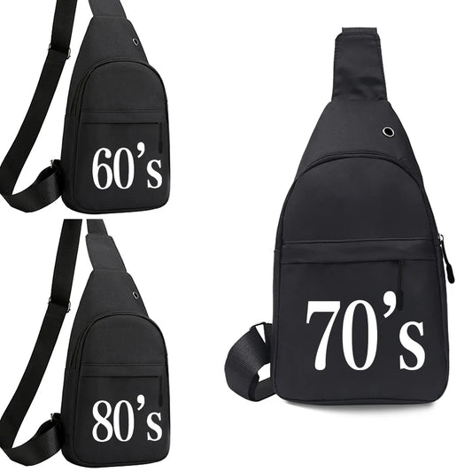 Canvas Waist Bag Pack Large Phone Belt Pouch Print Travel Fanny Banana Bag