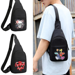 Canvas Print Waist Bag for Men and Women