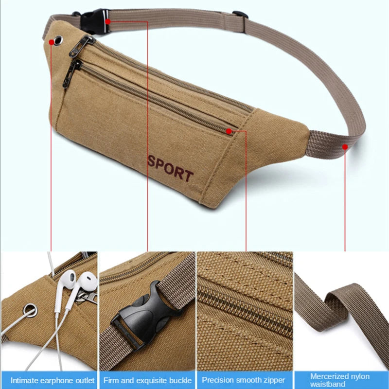 Men Waist Packs Mobile phone Convenient Small volume