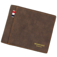 Men Wallet Multi-compartment Small Money Purse for Traveling