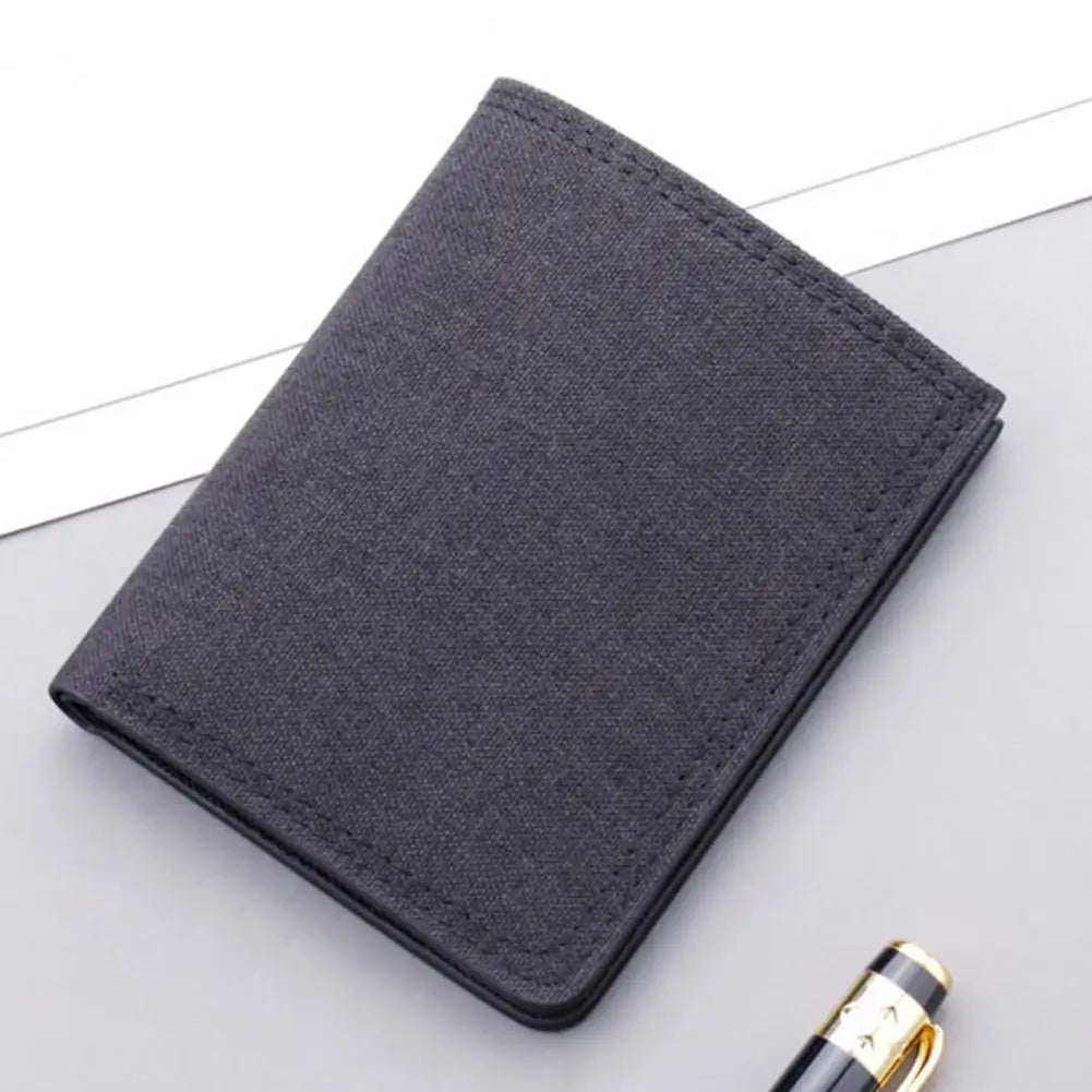 Men Wallet Mini Storage Space-saving Wallet Purse for Outdoor