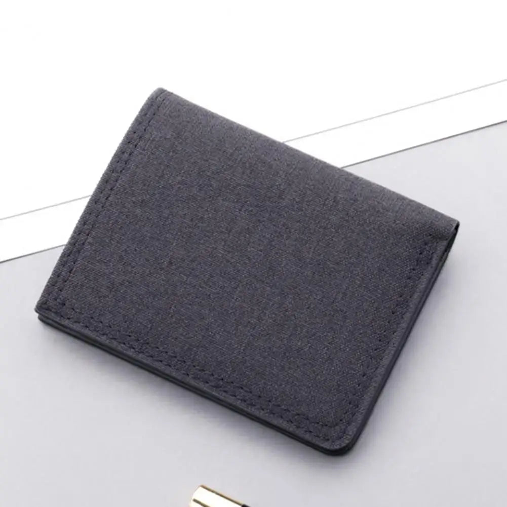 Men Wallet Mini Storage Space-saving Wallet Purse for Outdoor