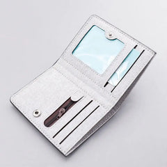 Men Wallet Mini Storage Space-saving Wallet Purse for Outdoor