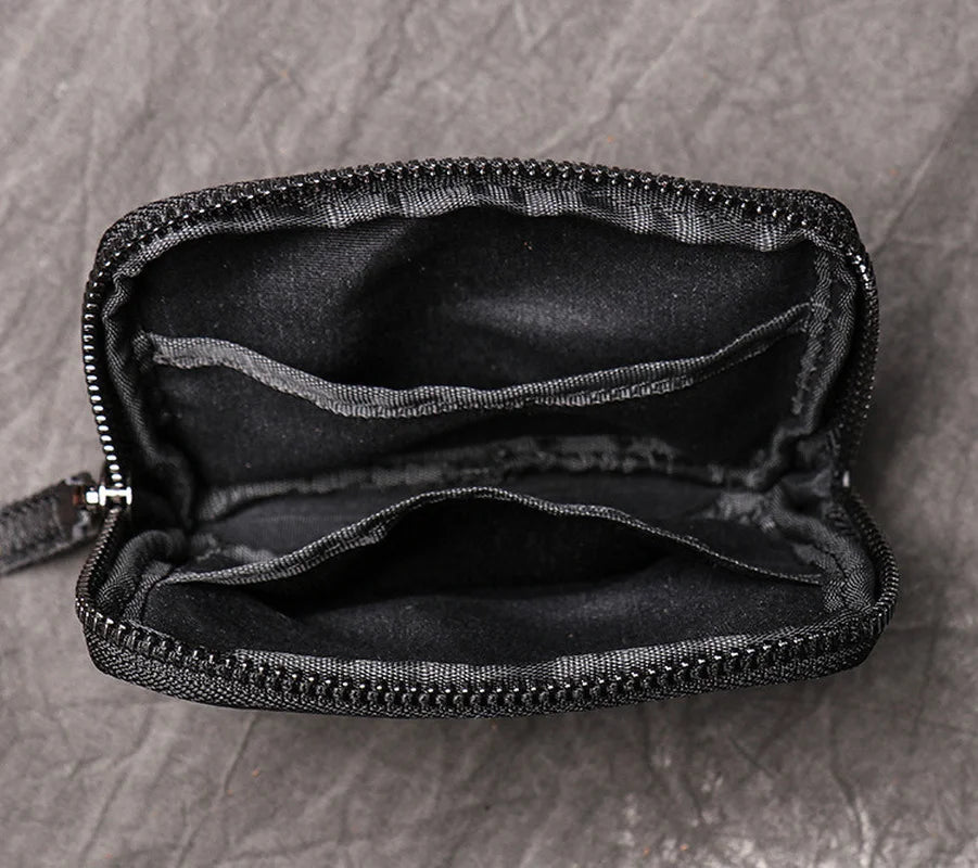 Short Money Clip Bag Leather Wallets for Men and Women