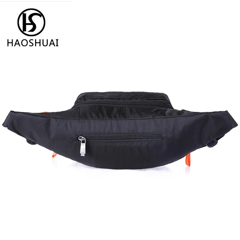 Waterproof Nylon Fanny Pack Waist Bag Hip Bum Belt Messenger Shoulder Pouch