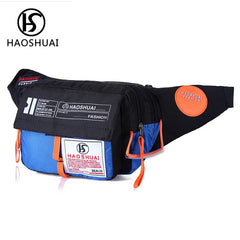 Waterproof Nylon Fanny Pack Waist Bag Hip Bum Belt Messenger Shoulder Pouch