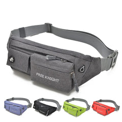 Men Waterproof Nylon Sling Chest Fanny Pack Waist Bag