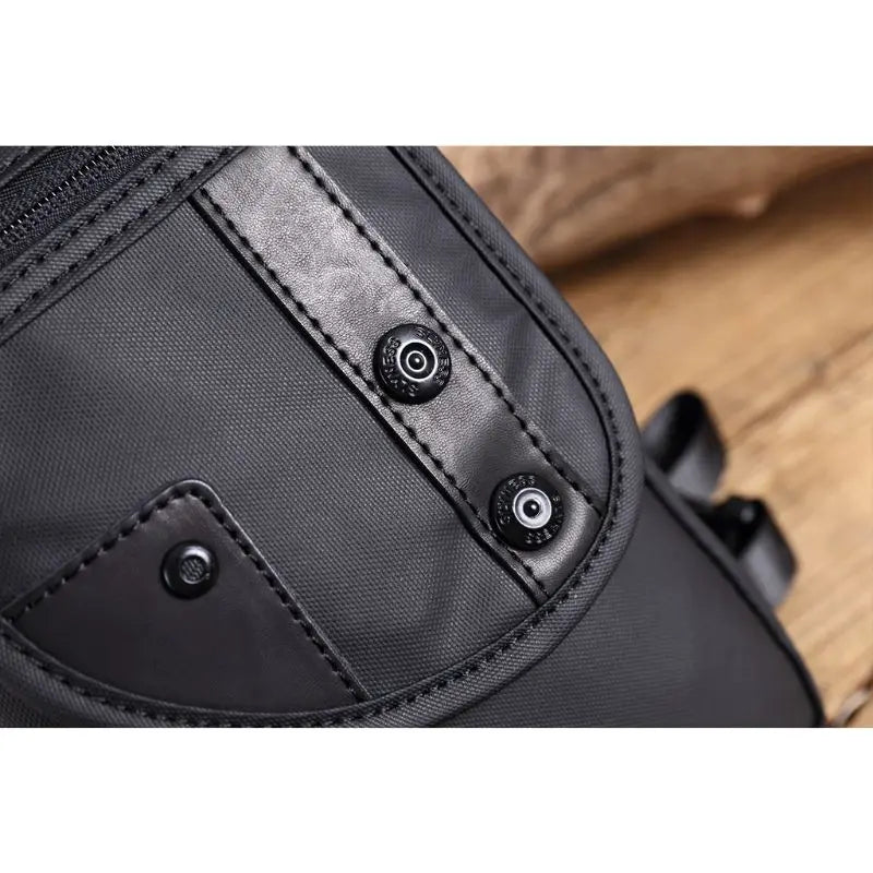 Men Waterproof Oxford Waist Leg Bag Travel Motorcycle Chest Pouch