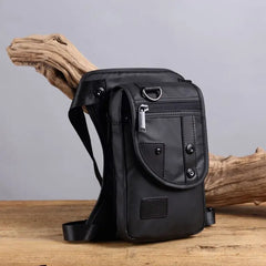 Men Waterproof Oxford Waist Leg Bag Travel Motorcycle Chest Pouch