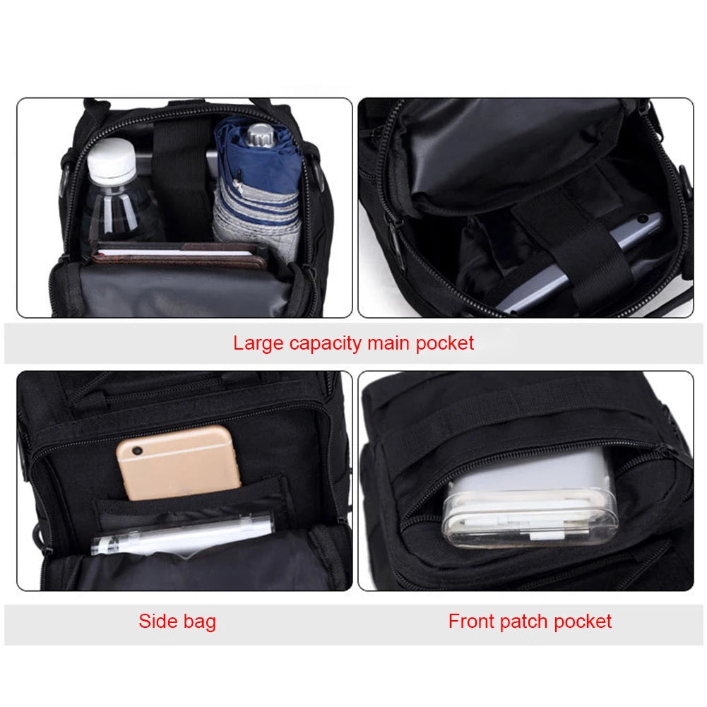 Men's Adjustable Strap Crossbody Chest Bag