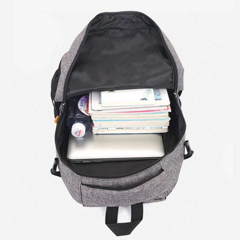 Men Women School Backpack Laptop Bag Teenage