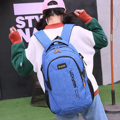 Men Women School Backpack Laptop Bag Teenage