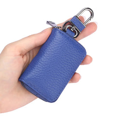 Men Women Leather Key Holder House Keychain Bag Organizer