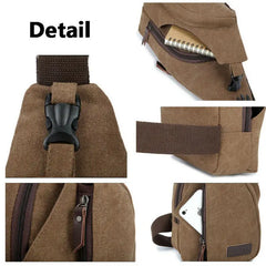 Men Women Crossbody Shoulder Bag Sling Chest Pack Sports Daily Travel