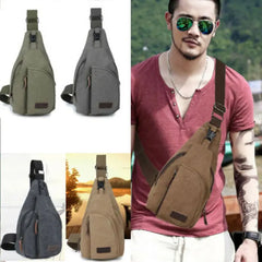 Men Women Crossbody Shoulder Bag Sling Chest Pack Sports Daily Travel