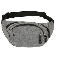 Men Women Fanny Pack Outdoor Sports Running Waist Bag Canvas Travel Phone Bag