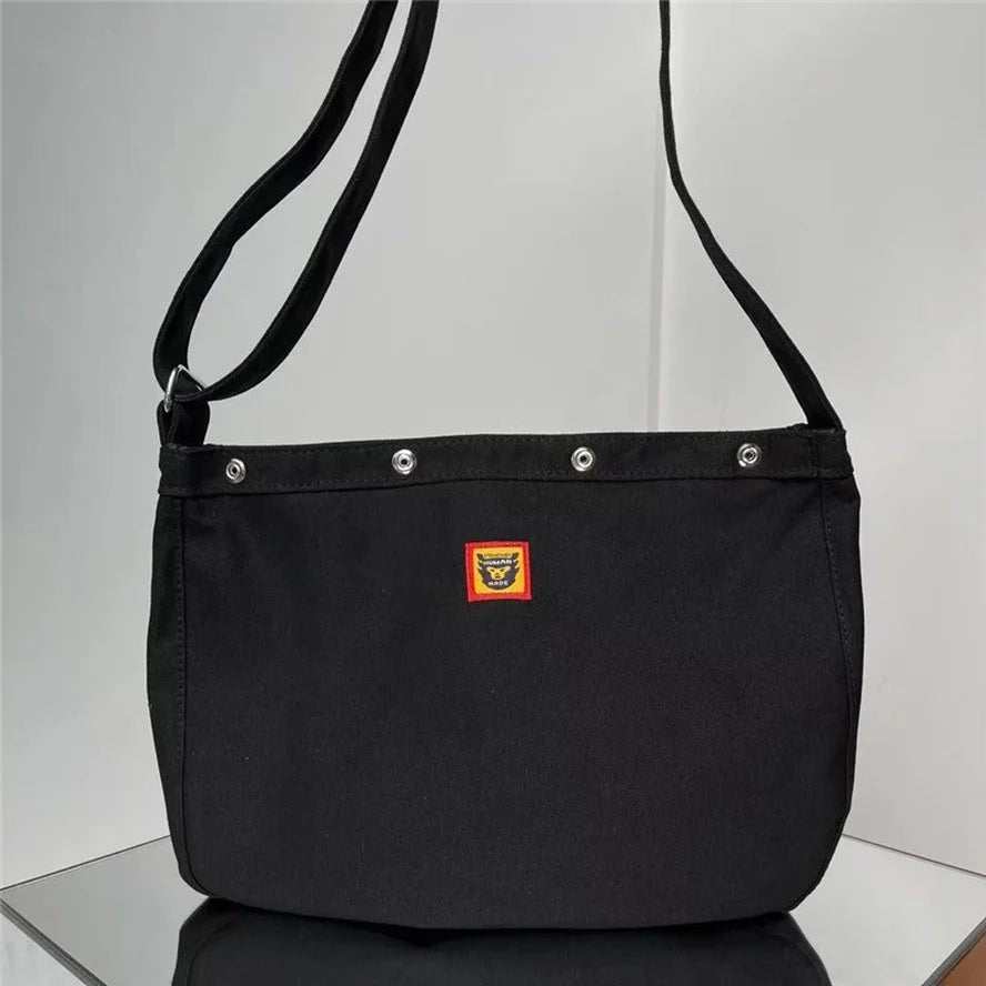 Men Women HUMAN Casual Canvas Bag