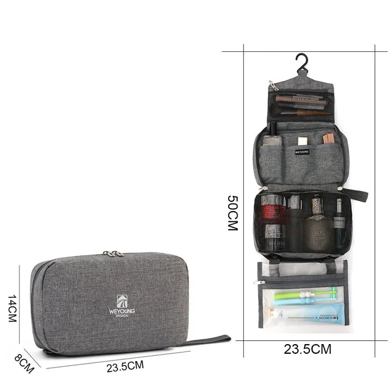 Men Women Hanging Cosmetic Bag Travel Organizer Toiletry Wash Pouch